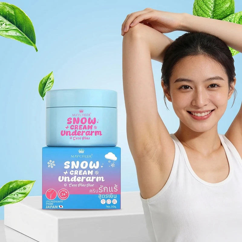 4-in-1 Underarm Care Cream 24h Long Lasting Antiperspirant Refreshing Qme