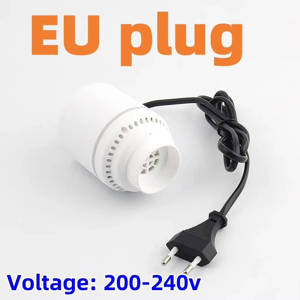 Electric Air Pump for Vacuum Bags, EU Plug, Suitable for Clothes Storage Bags Labor-saving Compression Tool Qme