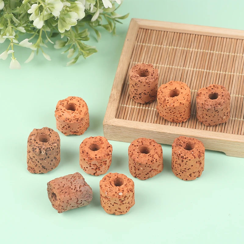 ^10Pcs Plant Ring Aquarium Fixed Watertank Filter Weightsholder Plants Fixing Tool Aquatic Media Pottery Gravityceramic Rings Qme
