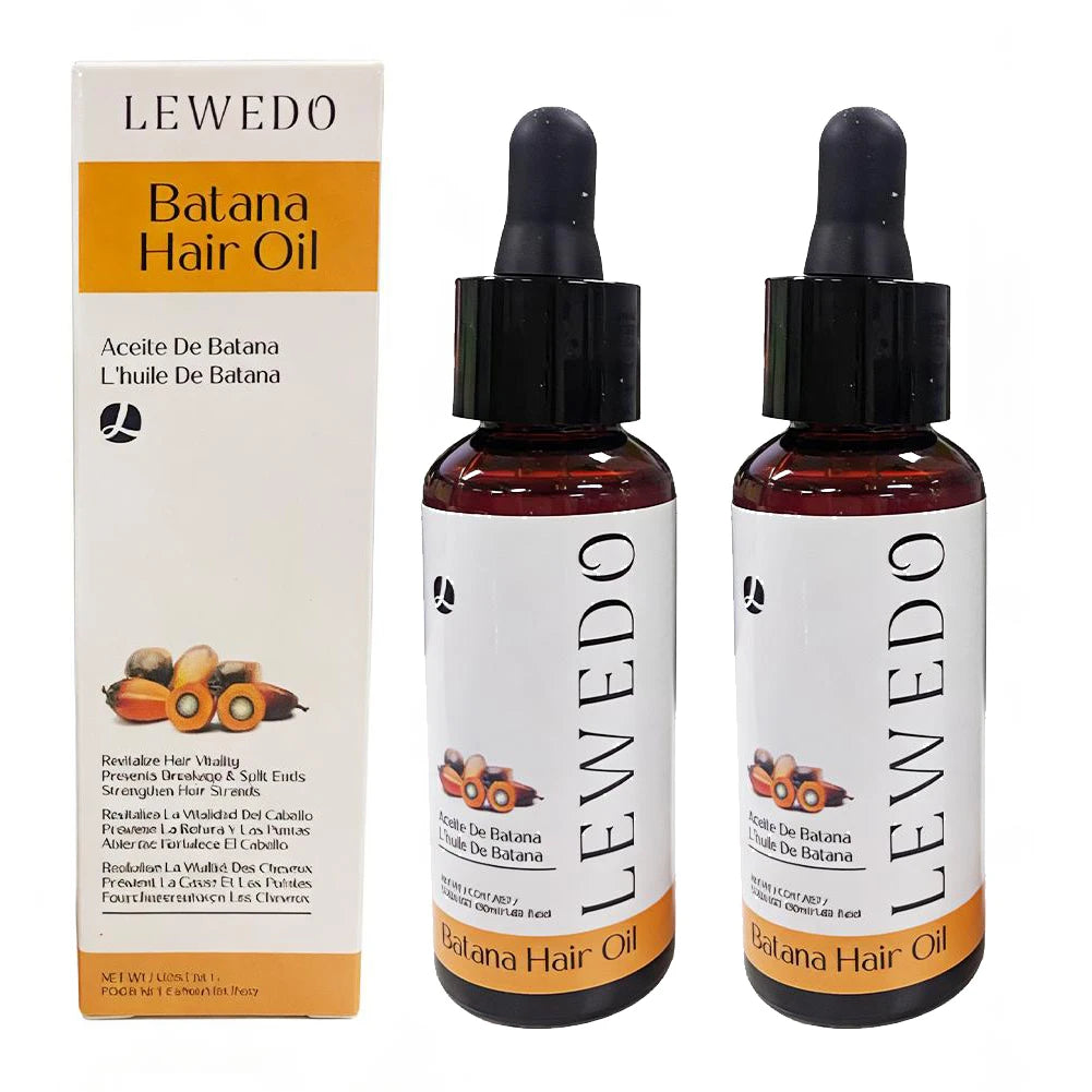1/2PCs Natural Batana Oil For Hair Growth Pure Batana Oil Hair Shine Strengthen For Women Prevent Hair Loss Eliminate Split Ends Qme 50mlX2 CN