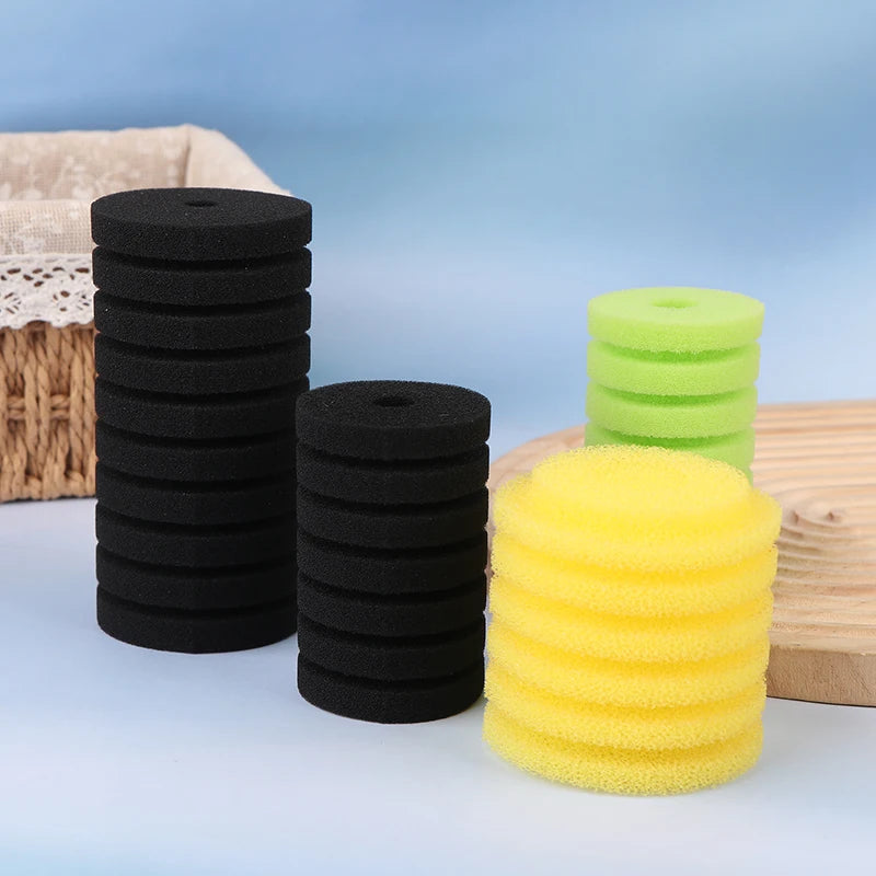 Fine Foam Aquarium Filter Sponge Fish Tank Air Pump Skimmer Qme