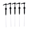 5X Syrup Pump Coffee Dispenser Press Action Head Syrups Juice Bottle Qme Black