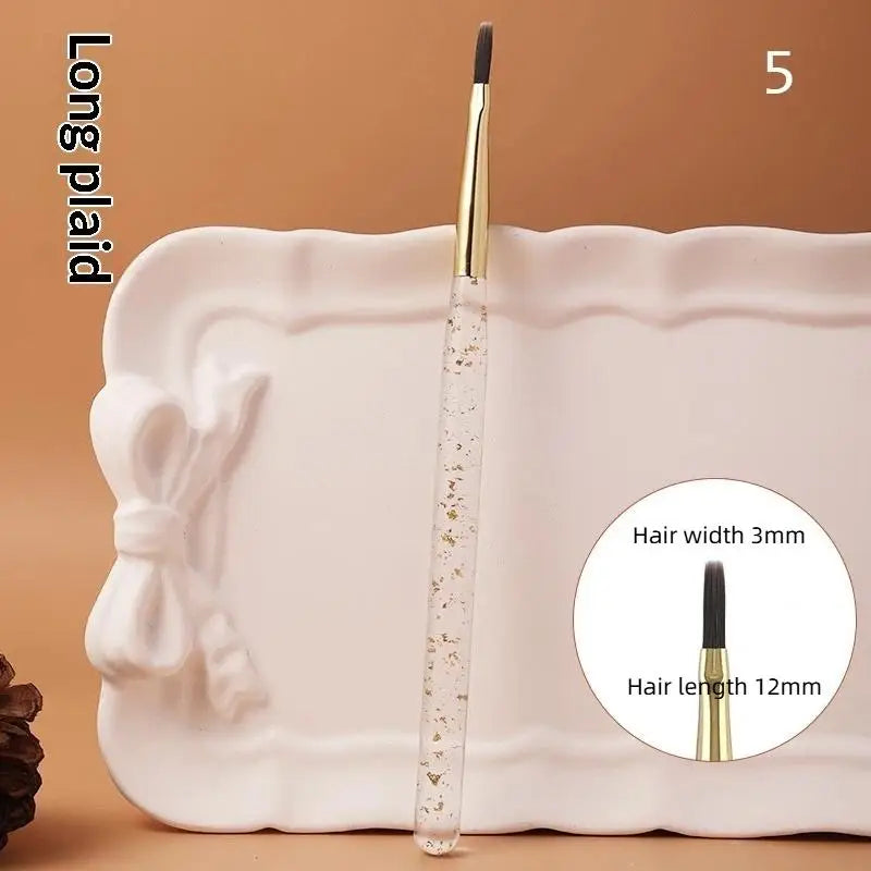 Professional UV Gel Acrylic Nail Art Brush Pen Detailed Painting Qme 5