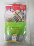 3Pairs Level 5 Cut Resistant Gloves HPPE Hand Protection Gardening Work Safety Gloves Qme 5 Level Gloves