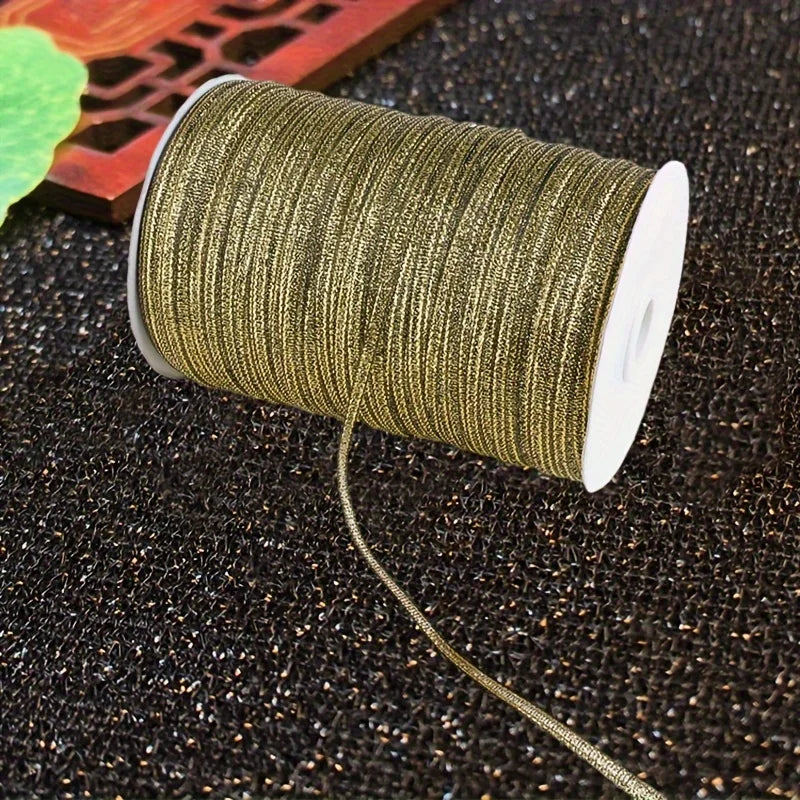 Shiny Ribbon - Suitable for handcrafting, sewing and gift wrapping Qme Dark Green 18.29 Meter