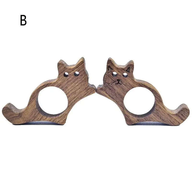 Cute Wooden Book Page Holder Dog Shape Marking Sign Reading Bookmark Qme B 1PC