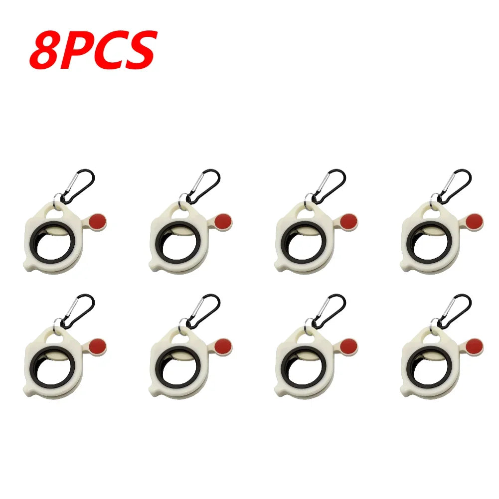 1/10pcs Fluorescent Cable Tie Organizer Storage Cable Tie Holder Portable Cable Tie Storage Tool Electrical Wire Tie Organizer Qme 8PCS
