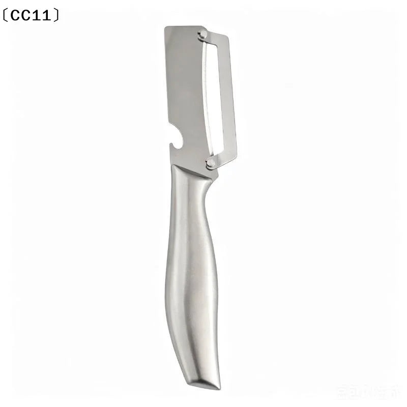 Multi-function Vegetable Peeler Kitchen Stainless Steel Handle Bottle Qme