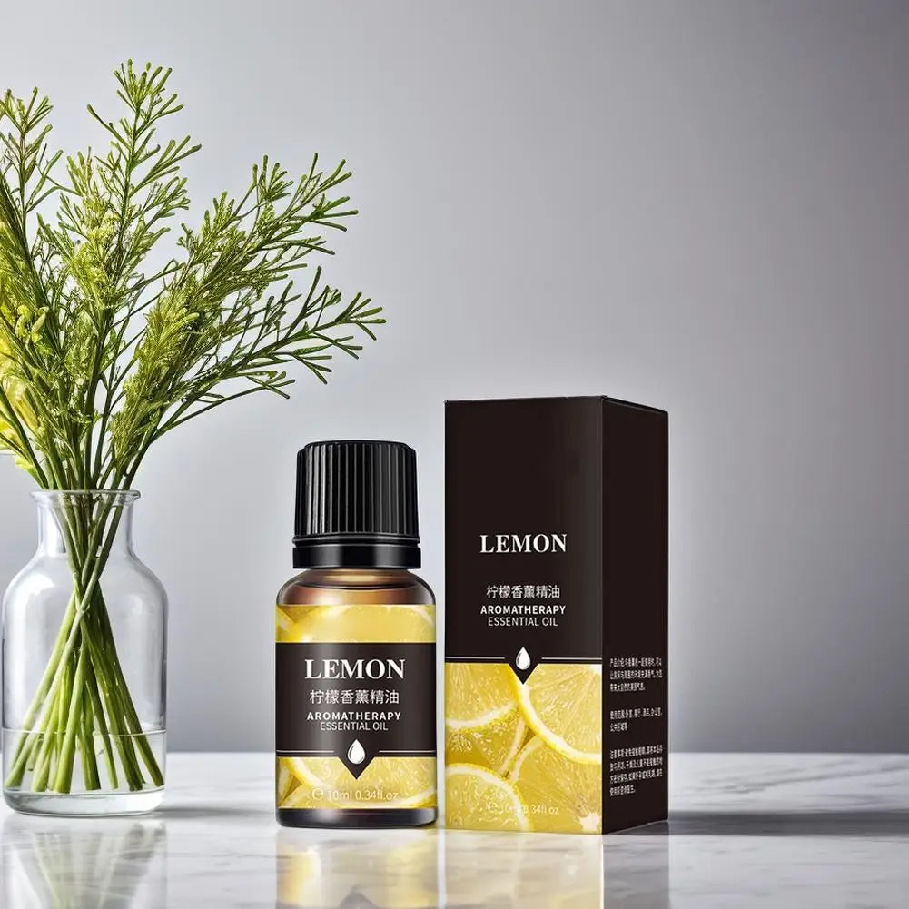 10ml Essential Oils For Aroma Diffuser AirHumidifier Home Water-soluble Lavender Rose Eucalyptus White Peach Oolong Qme