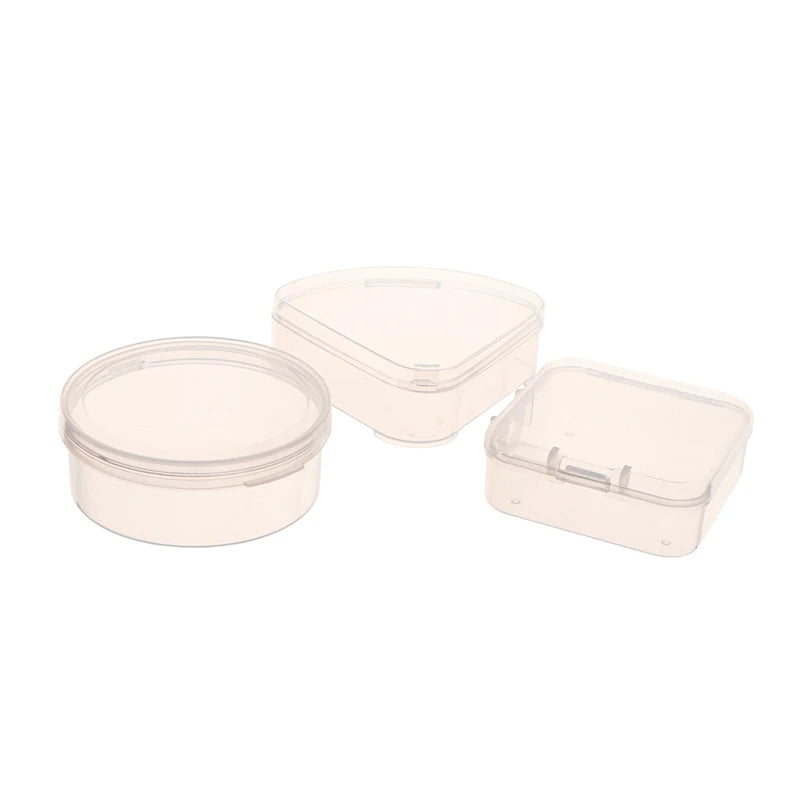 Portable Travel Cosmetic Bags Cosmetics Storage Case Plastic Box Qme