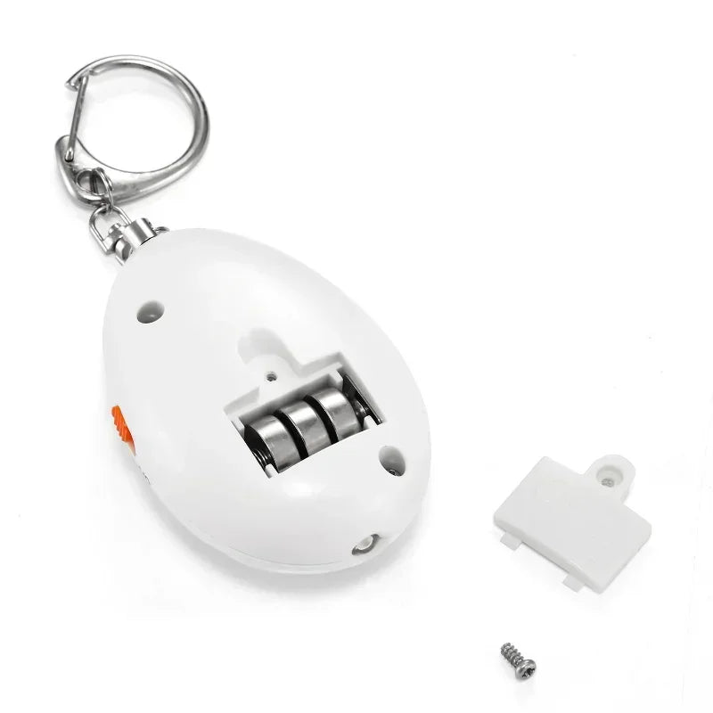 1pcs 125db Self Defense Emergency Alarm Keychains Personal Protection Alarm Safety Security Anti-Attack Loud Alarm For Girl Qme