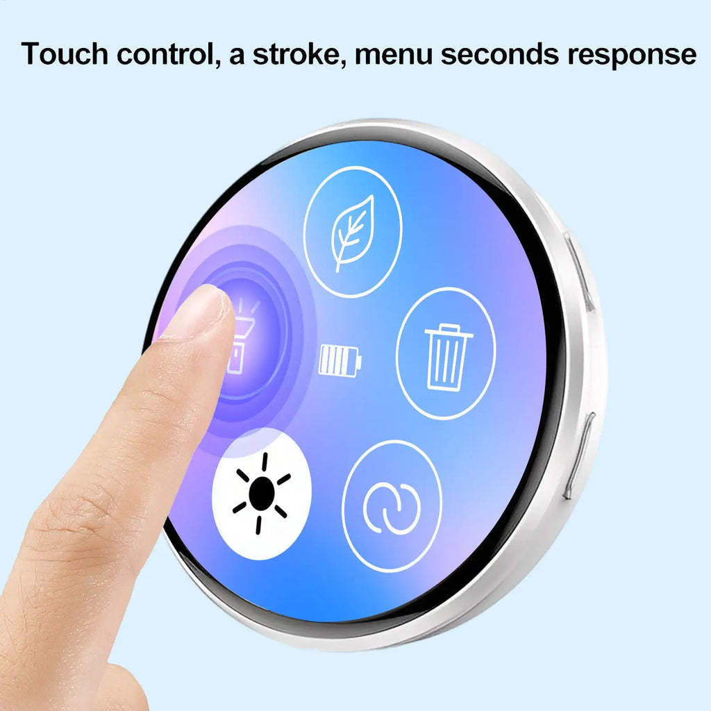 Electronic Badge HD Touchscreen Digital Photo Display Brooch Electronic Badge Anime Pins for Backpacks Christmas Boys Girls Qme