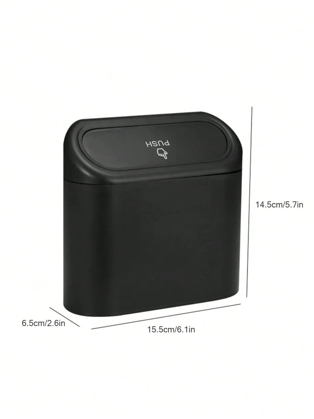Car Trash Can Storage Box Door-side Hanging Lid Multifunctional Mini Qme