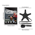 Soccer Kick Trainer Practice Gear with String Adjustable Wristband Practice Training Aid for Boys Girls Indoor Backyard School Qme Black