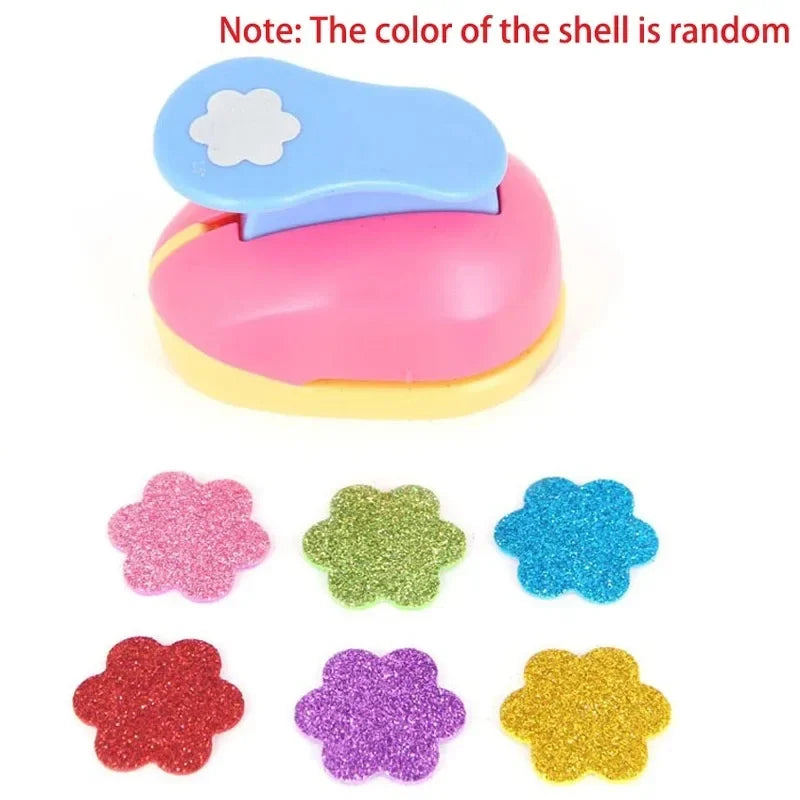 Flower Punch Furador 5*3*4.5cm Diy Paper Cut Eva Foam Maker Puncher Scrapbooking Labor Saving for Hole Punch Embossing Qme I