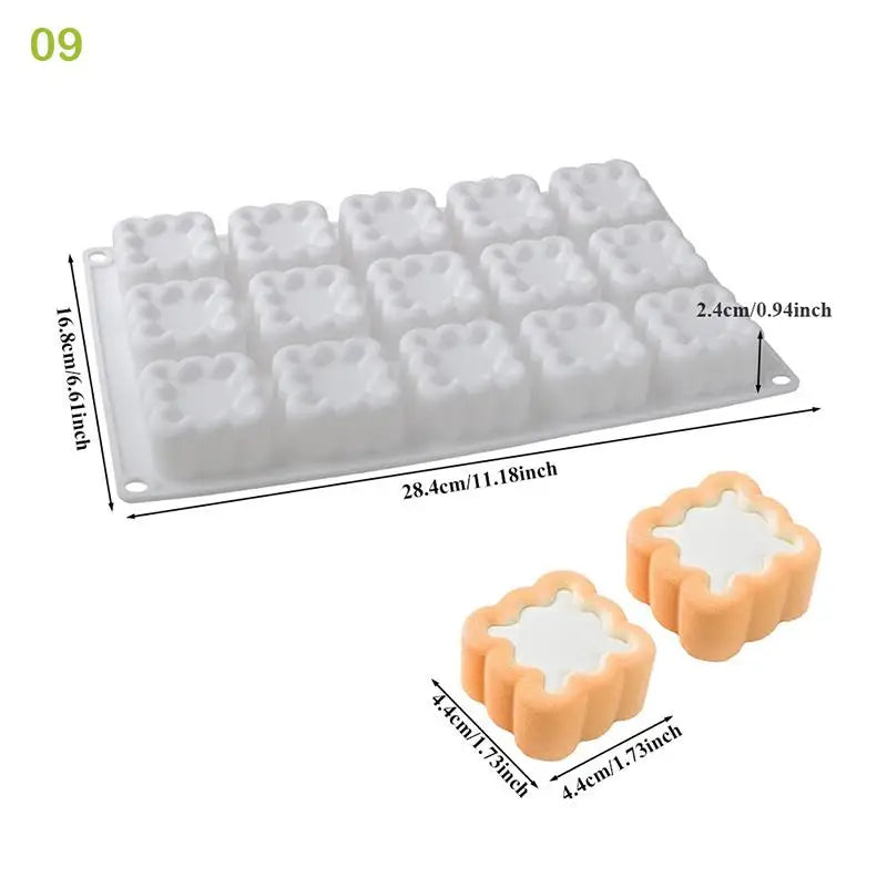 Round Silicone Cake Mold Cylinder Shape Flexible Reusable Baking Tray Qme 9
