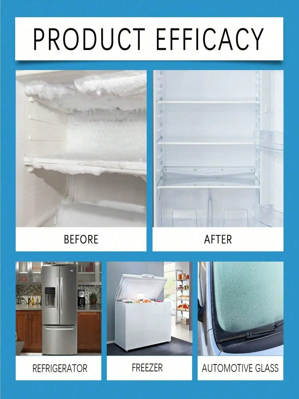 Jakehoe Refrigerator Defrosting Spray Deodorizing Cleaner Can Be Qme