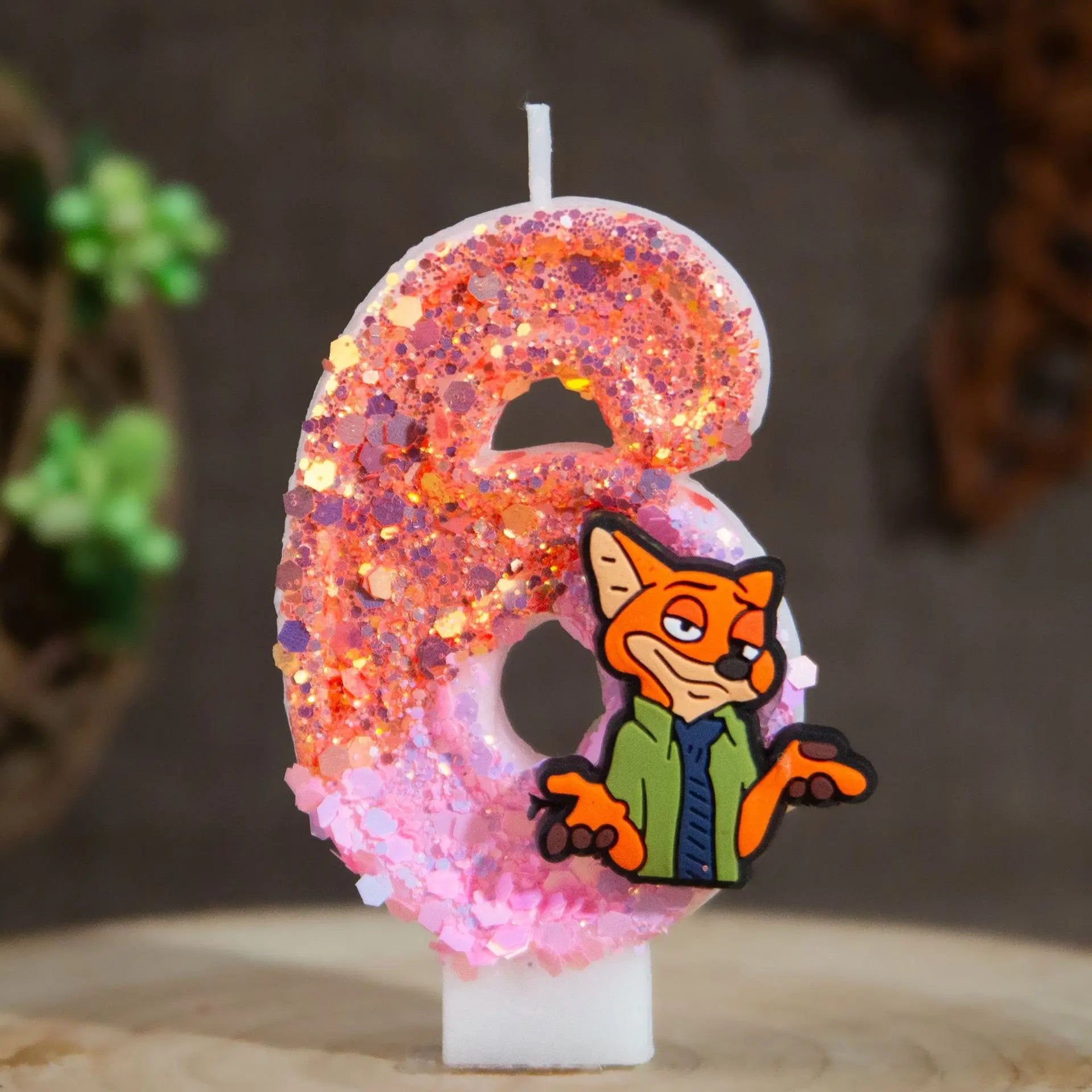 Nick's Birthday Candles Number 0-9 Cake Decorations Candle Student's Qme 6
