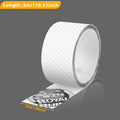 Transparent Carbon Fiber Car Door Sill Film Anti-Scratch Guards Moulding Strip Bumper Trim Protection Car Sticker Qme 5cmX3M