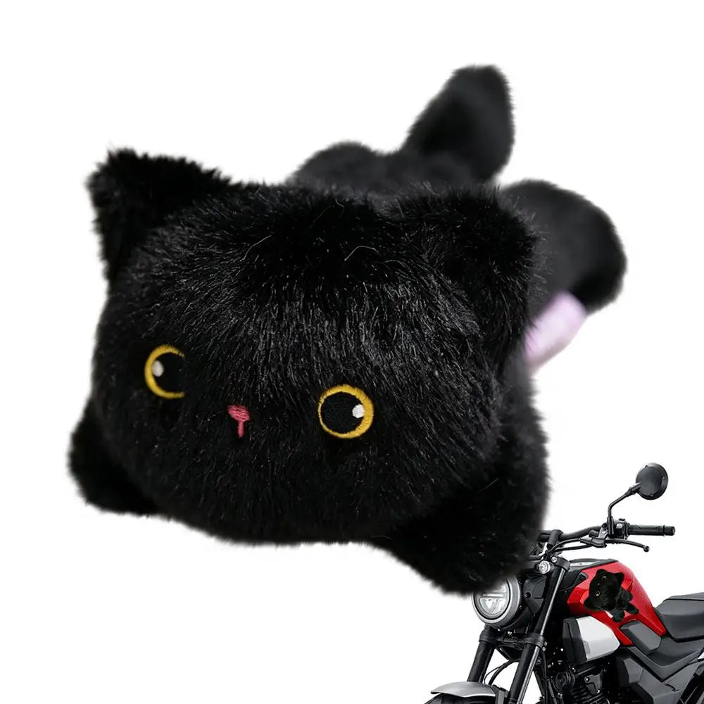 Funny Bumper Magnets Plush Animal Cute Fridge Decor Car Magnets Refrigerator Decor For Truck SUV RV Sedan Interior Exterior Home Qme China Mainland black cat