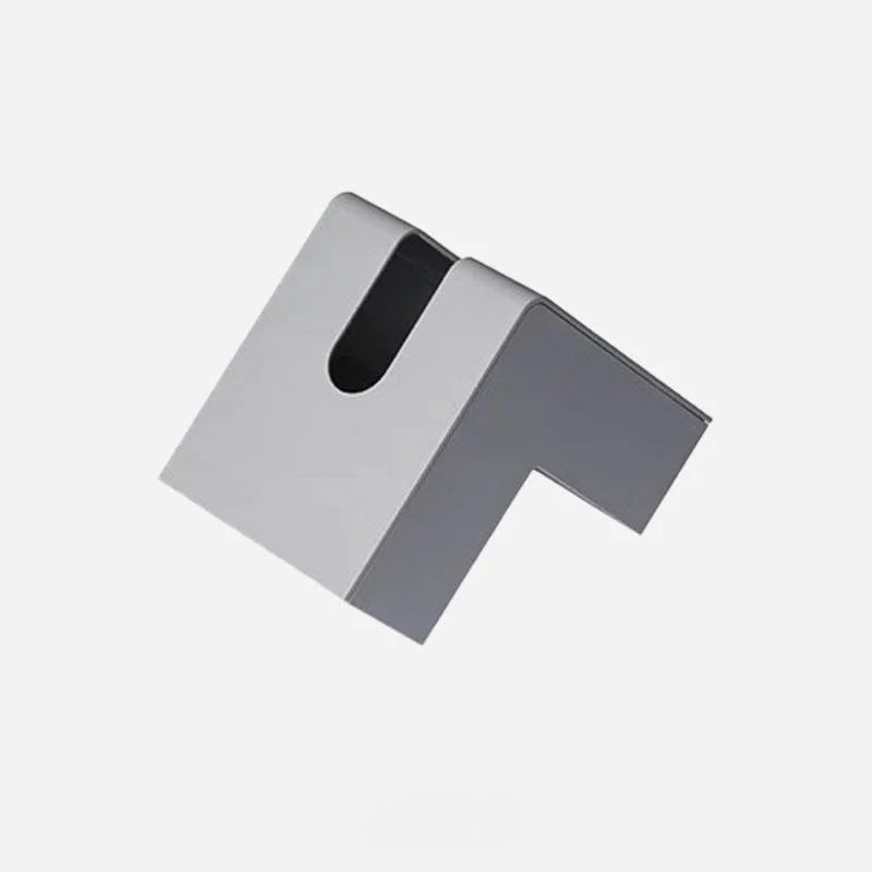 Creative L-shaped Drawn Tissue Box Living Room Simple Face Paper Qme Grey