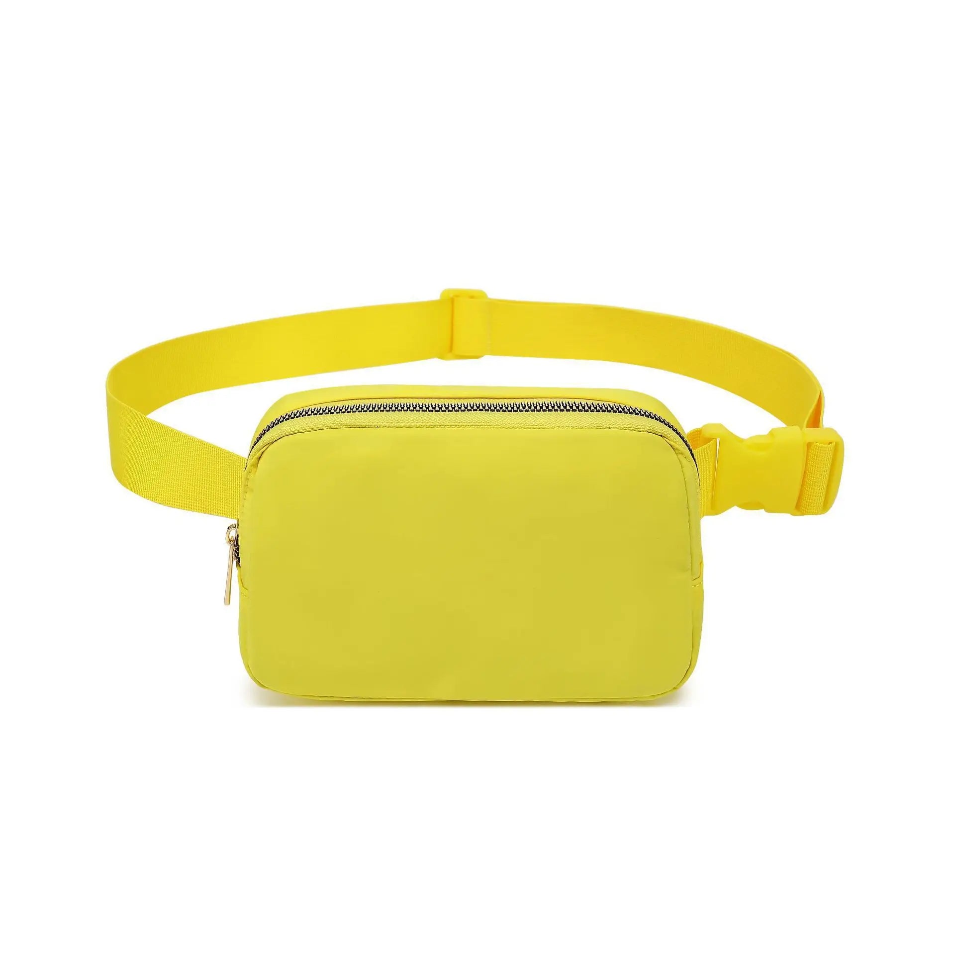 Waist Bag Running Sports Phone Holder Multifunctional Chest Qme yellow color