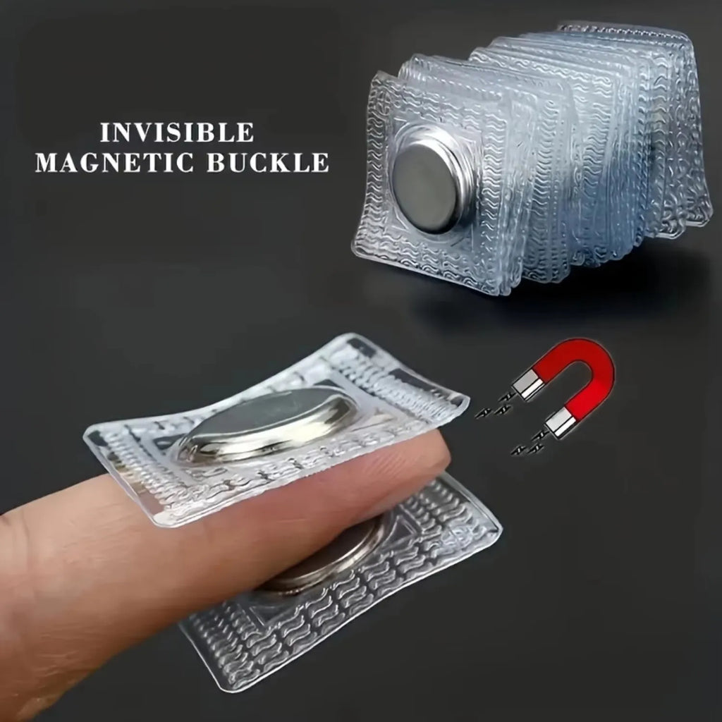 20pcs magnetic fasteners for sewing - invisible metal fasteners for clothing and bags, easy-to-use handicrafts, DIY accessories Qme