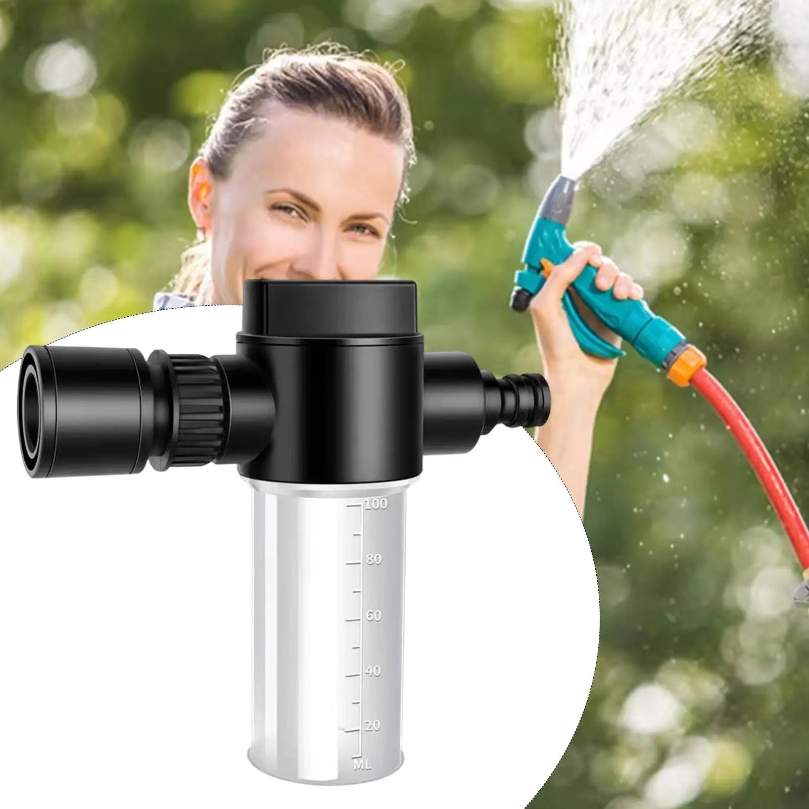 NEW Foam Sprayer for Water Hose 100ml Gardening Foam Hose Sprayer Adjustable Sprinkler with Scale Gardening Accessories Qme