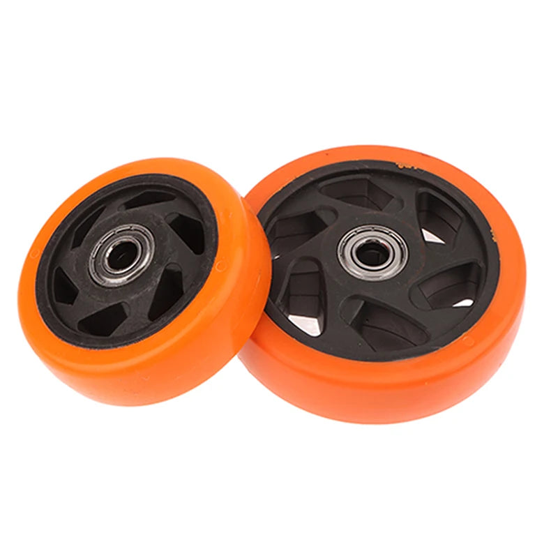 PVC Caster Wheel Double Bearings Load Capacity Wear Resistance Qme