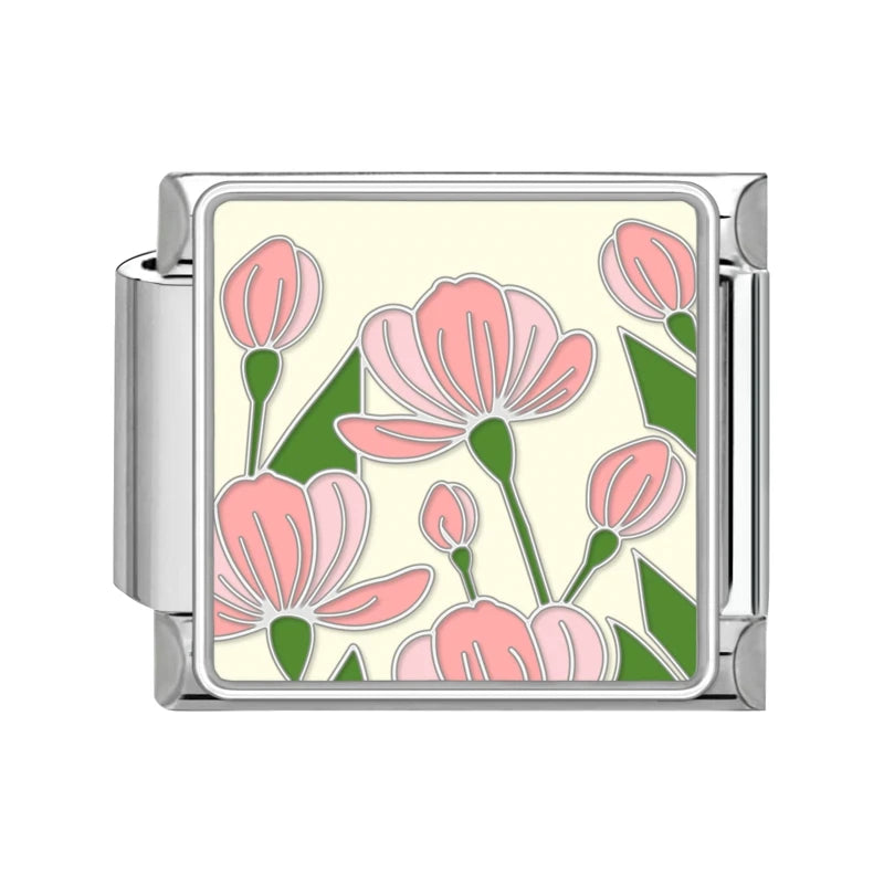 Drop Shipping 2026 Romantic Dreamy Moon Flower Sea Italian Charm