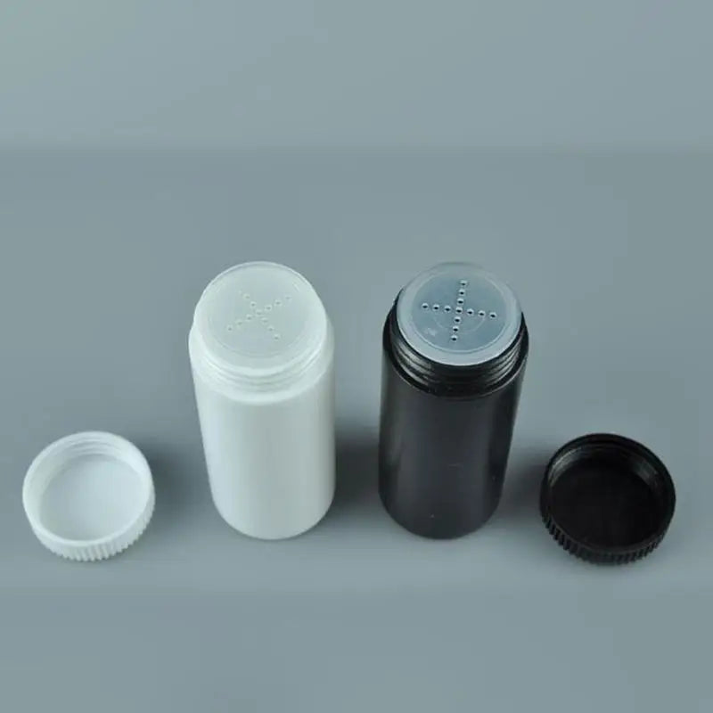 Talcum Powder Bottle Refillable Cosmetic Dispenser Plastic Container Qme