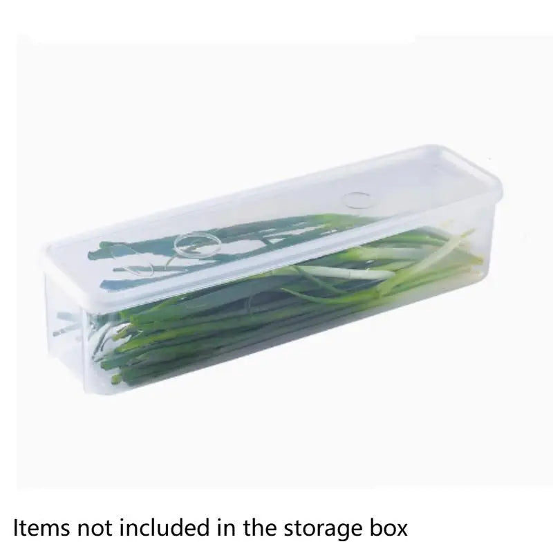Storage Box Fresh-keeping Food Container Cold Refrigerator Sealed Qme A
