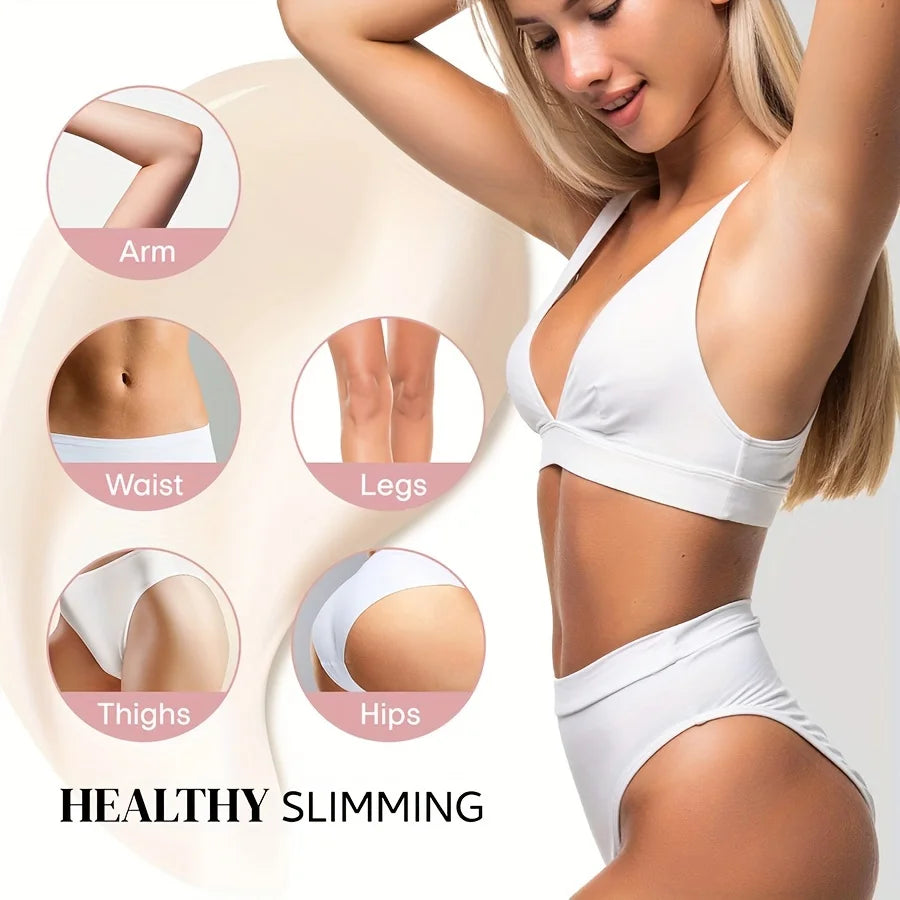 GZE Flat Belly Firming Cream - Skin Firming Smoothing Cream For Stomach, Thighs & Butt, Moisturizing Firming Lotion 120g Qme