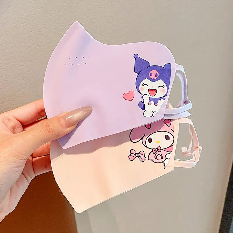 Kuromi Summer Sun Protection Face Mask UV-Protective Full-face
