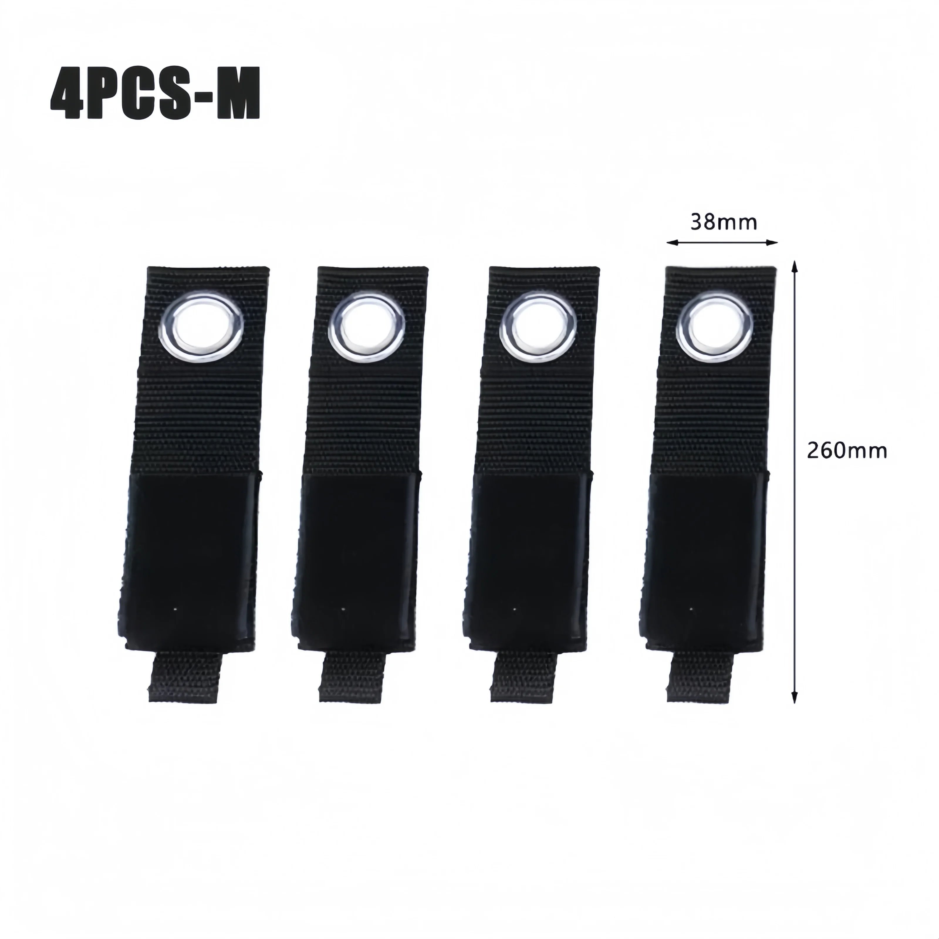 4PCS Heavy-Duty Hose Storage Straps Reusable Power Cord Management Nylon Heavy Cord Extension Cord Storage Organizer Straps Qme 4pcs-M