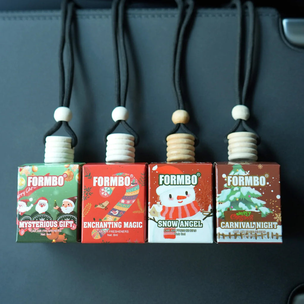 Christmas Car Perfume Fresh Accessories Purifying Air Suitable Daily Qme Red