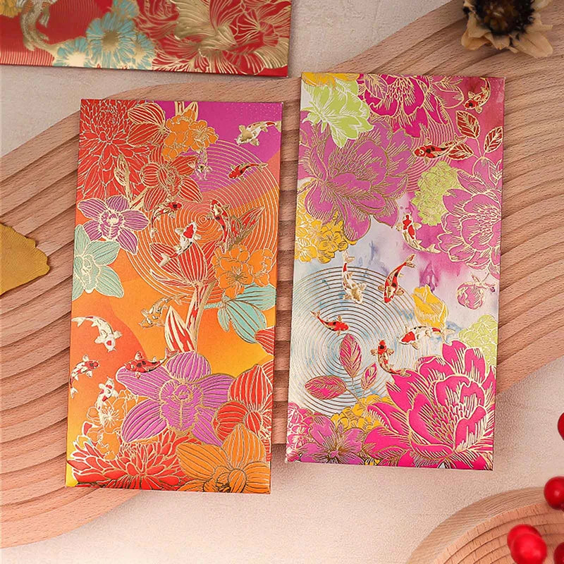 Universal Creative Koi High-end Envelope Wallet Red Spring Festival Qme