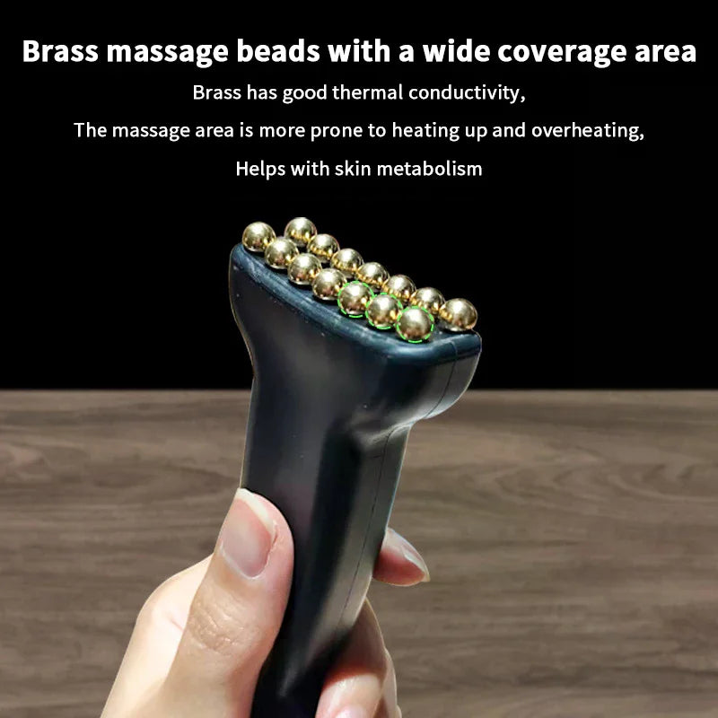 Reduce Puffiness Massager Face Lifting Tightening Traditional Brass Qme