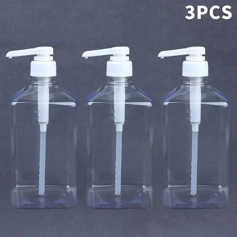 Hydraulic Pump Nozzle Head Kitchen Honey Jar Container Home Liquid Qme 3PCS