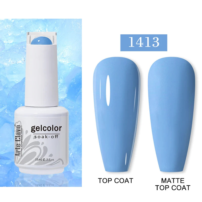 Arte Clavo Autumn Nail Gel Polish Caramel Winter Soak Off UV LED Art