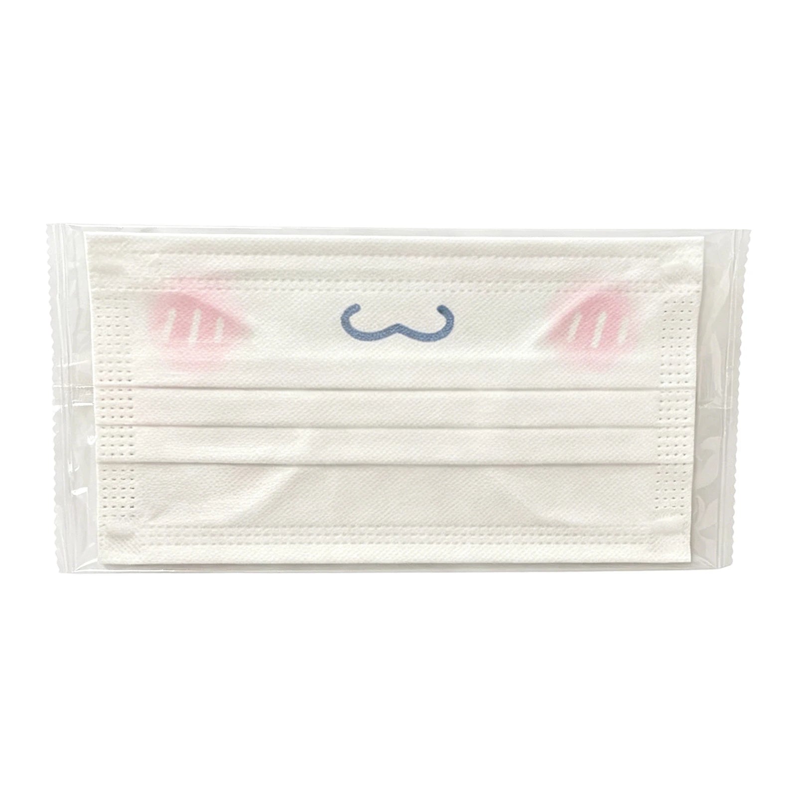 10Pcs Adult Cartoon Cute Disposable Mask Breathable 3 Layer Face Masks Anti Dust Disposable Protection Masks Qme A