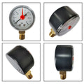 Y50 Radial Connection Pressure Gauge G1/4 Measuring Range 6Bar For Water Oil And Air For Domestic Heating Water Supply Systems Qme Default Title