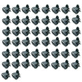 Dark Green 6-Claw Plant Clips 10-50Pcs Bundle Branch Climbing Stem Clasp Tied Orchid Flowers Support Clamps Plant Accessories Qme 50Pcs