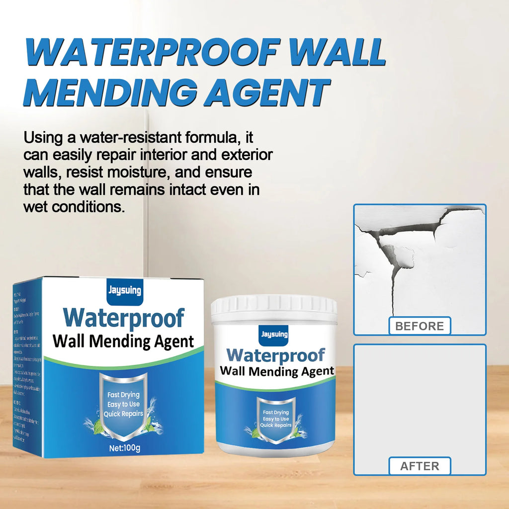 Wall Mending Agent Waterproof Wall Repair Paint Crack Mildew Remover Anti-Leaking Sealant Quick-Drying Restore Wall Repair Paste Qme