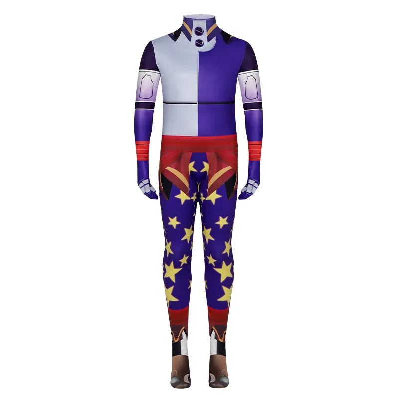 Sundrop Moondrop Costume Cartoon Sun Moon Clown Puppets Cosplay Outfits Halloween Christmas Party Costume Qme