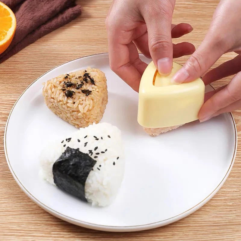 Diy Sushi Mold Onigiri Rice Ball Food Press Triangular Maker Japanese Qme