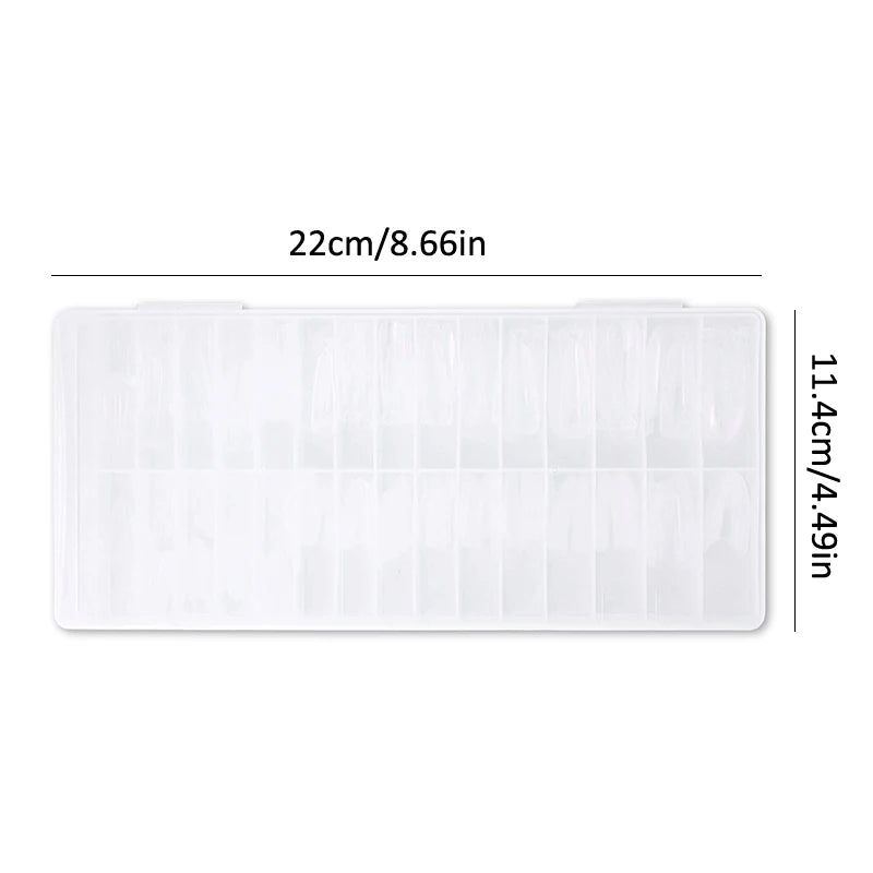 Sandwich Dual Nail Forms 14Size Quick Extensions-dual T-shaped Qme