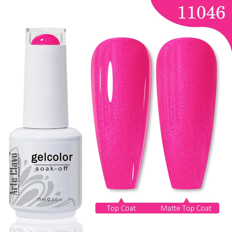 Arte Clavo Transparent Nude Pink Jelly Gel Nail Polish Semi Permanent