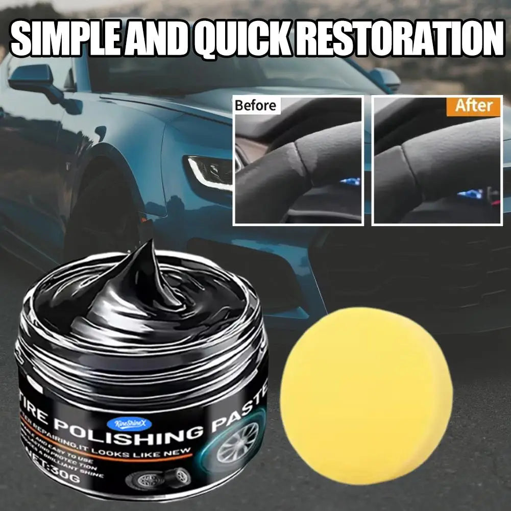 Car Interior Repair Paste Auto Plastic Renovator Wax Scratch Bumpers Qme