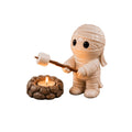 New Creative Halloween Ghost Mummy Campfire Candle Holders Candlestick Fashion Party Wedding Table Candle Stands Decoration Qme A One Size